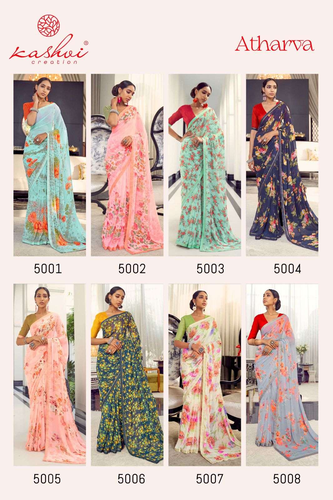 KASHVI CREATION PRESENTS ATHARVA SAREES