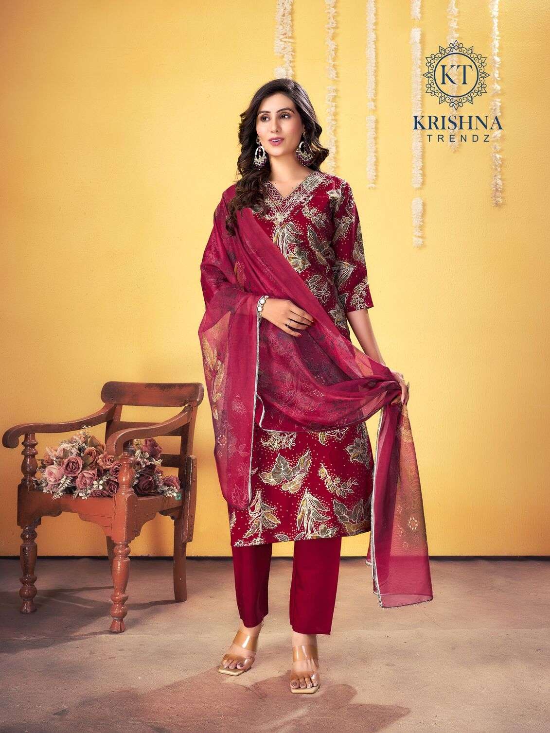 KRISHNA TRENDS PRESENT NEW CATALOG PALAVI VOL-1