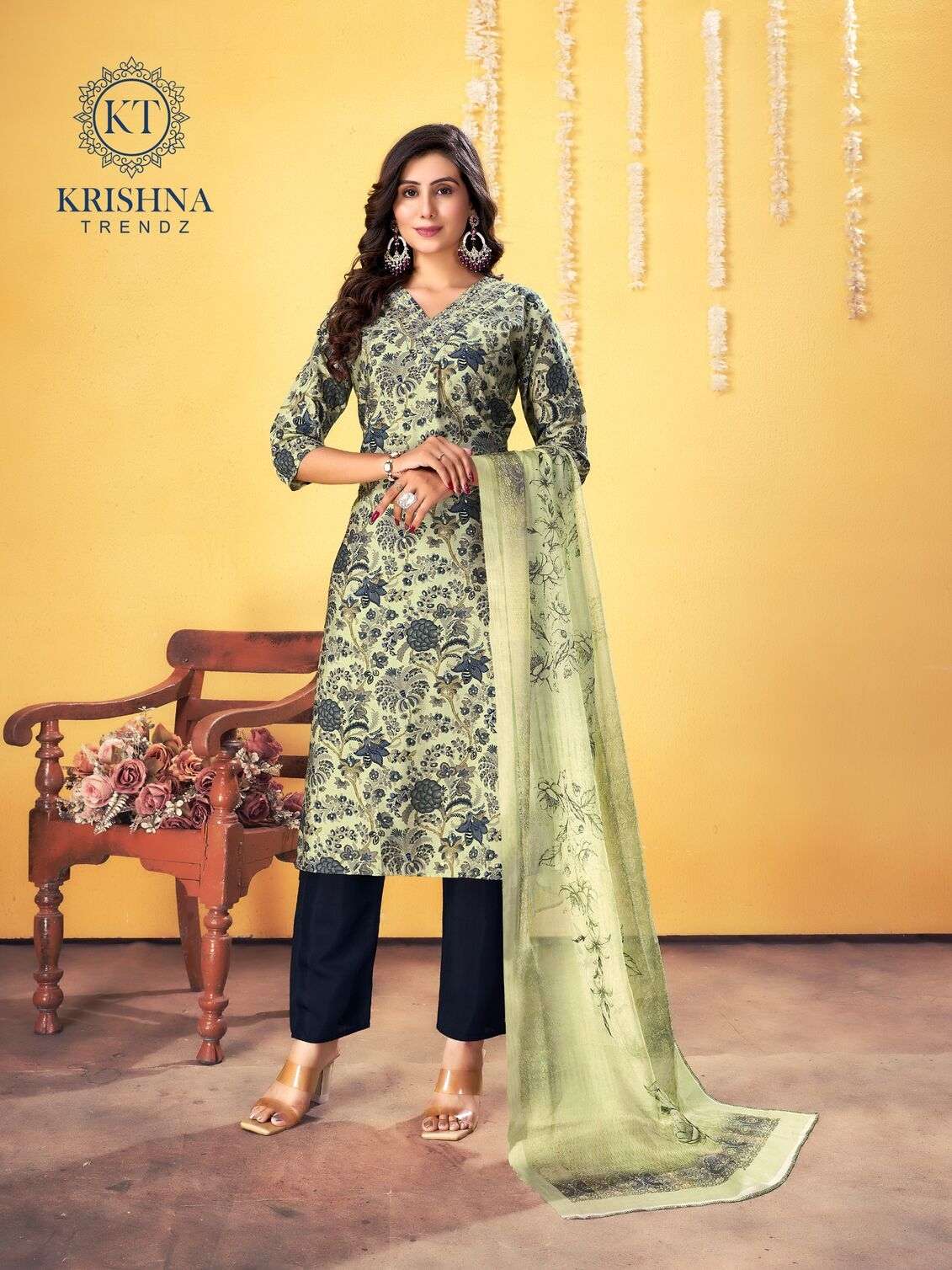 KRISHNA TRENDS PRESENT NEW CATALOG PALAVI VOL-1
