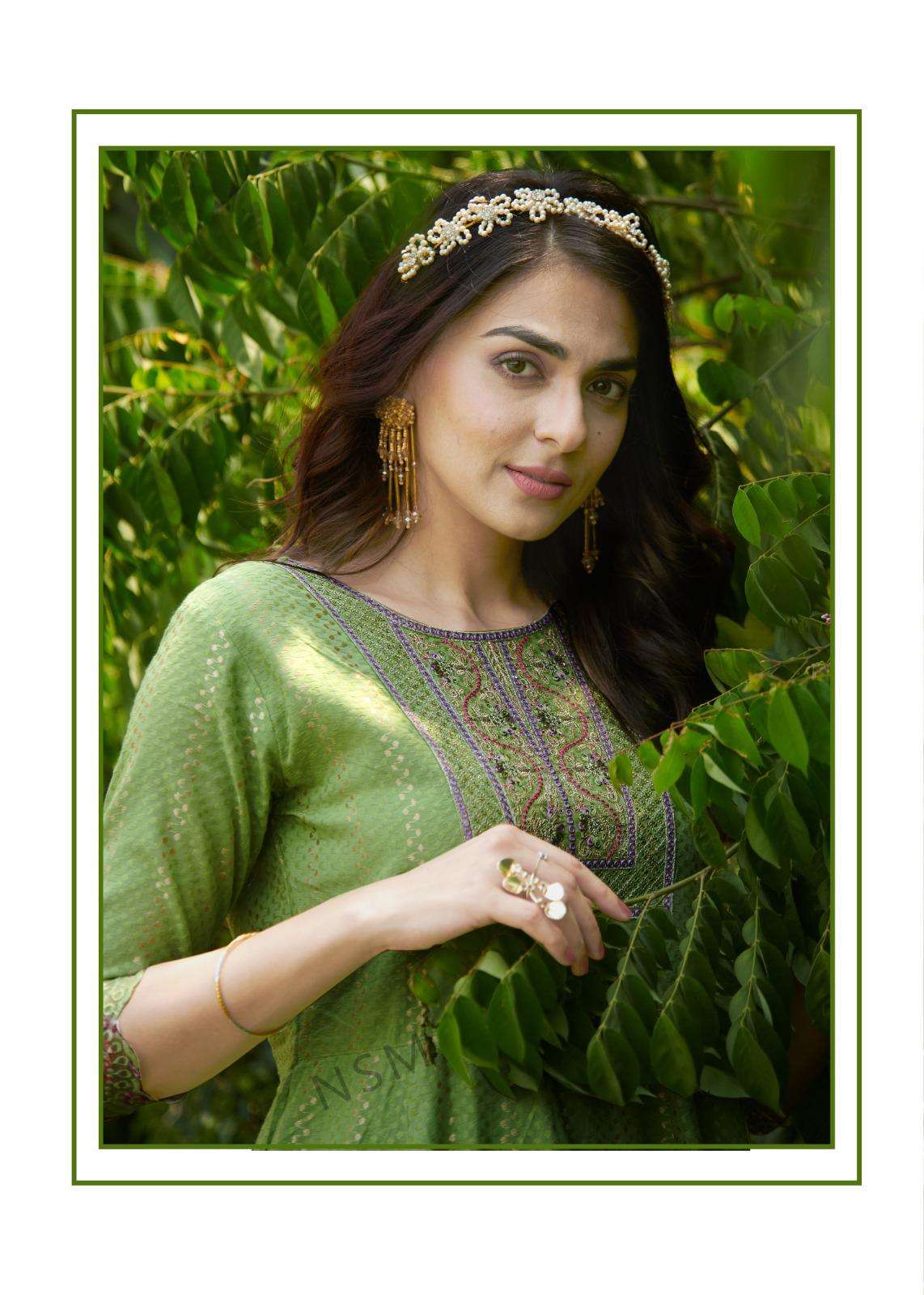 KUMB NEROBY STYLISH KURTI PANT DUPATTA BY TEXOFAB