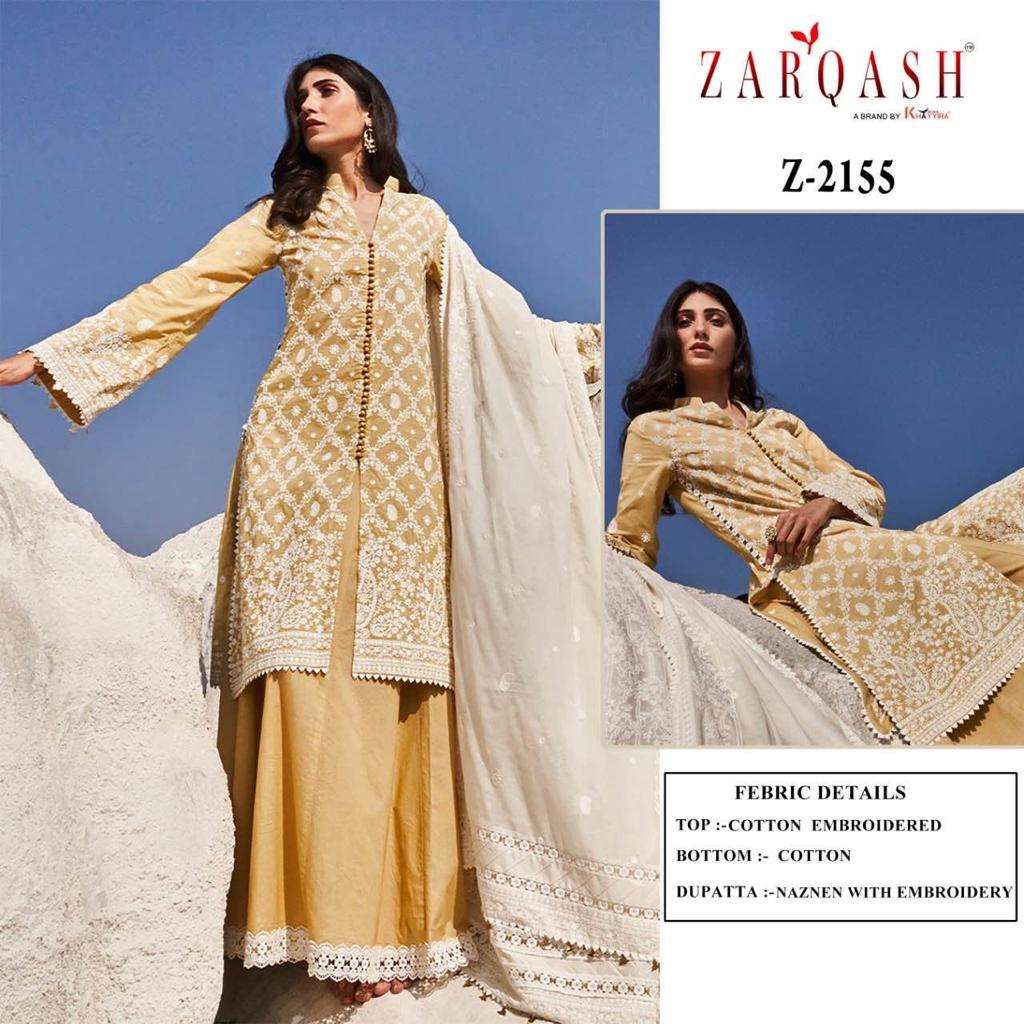 LAWANKARI VOL-24 NAZNEEN EMBROIDERED PAKISTANI SUITS BY ZARQASH 