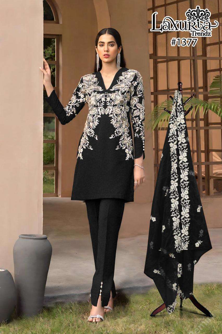 LAXURIA TRENDZ PRESENTS PAKISTANI STYLE TUNICS WITH CIGARETTE PANT 