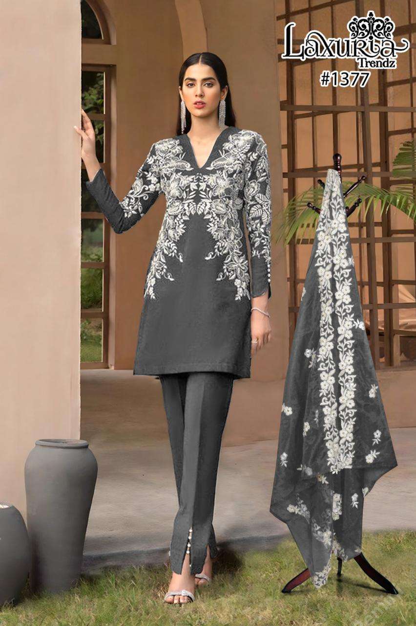 LAXURIA TRENDZ PRESENTS PAKISTANI STYLE TUNICS WITH CIGARETTE PANT 