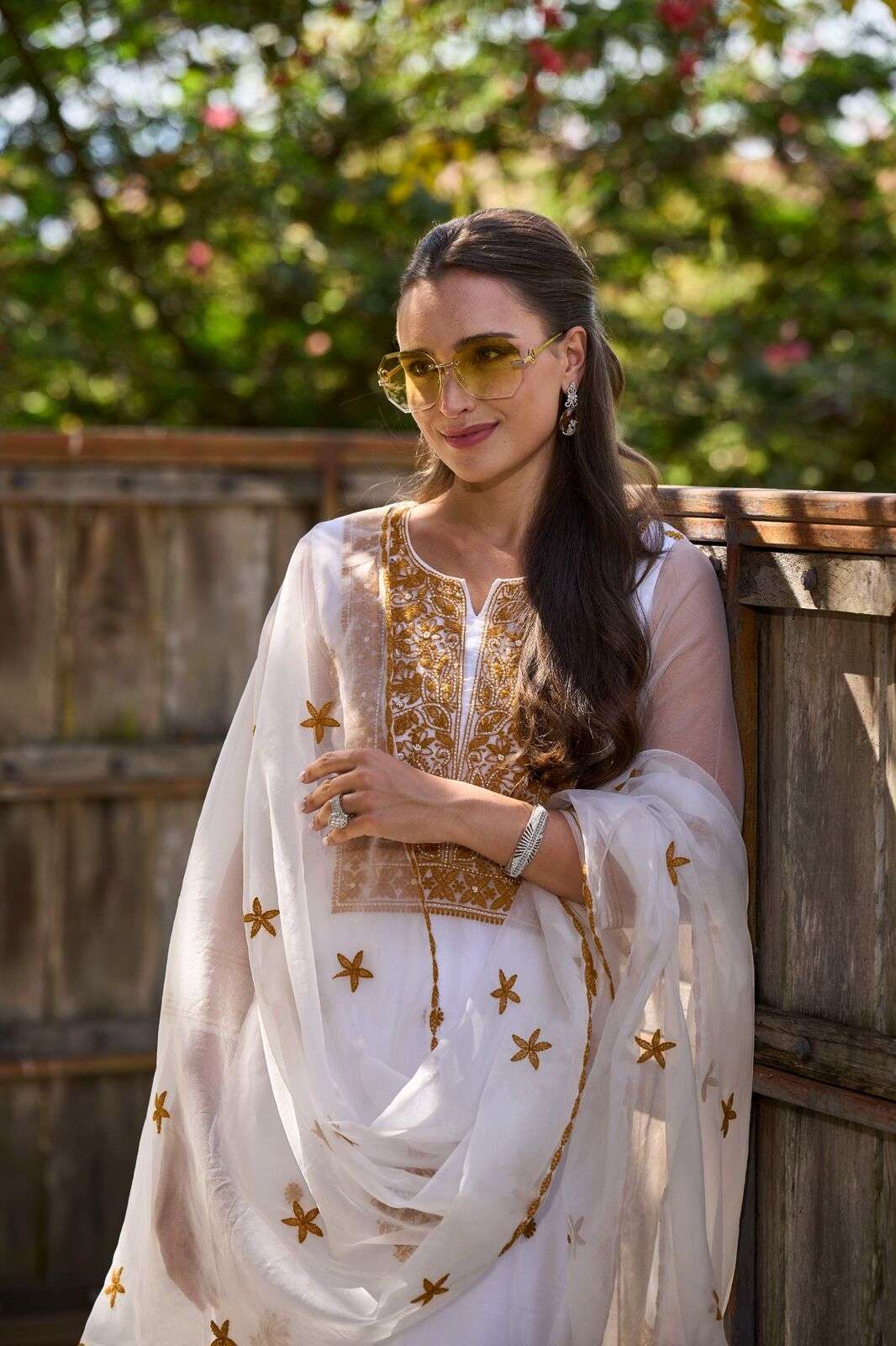 LUCKNOWI SERIES PURE ORGANZA SILK BY TEXOFAB 