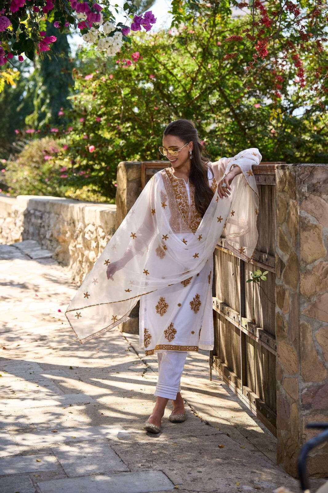 LUCKNOWI SERIES PURE ORGANZA SILK BY TEXOFAB 