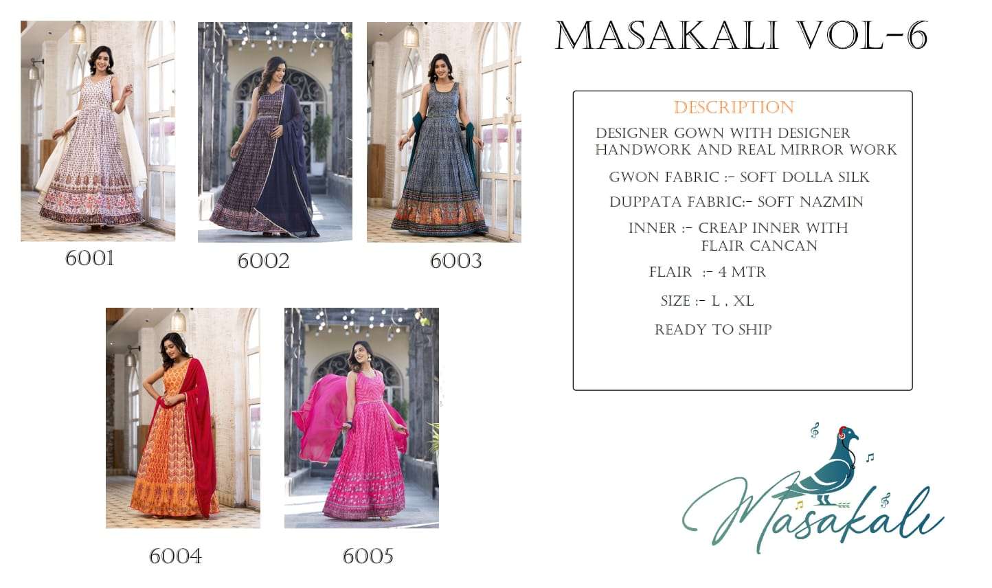 MASAKALI VOL-6 BY TEXOFAB 