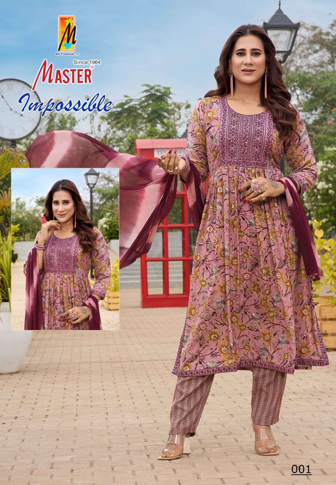 MASTER PRESENTS IMPOSSIBLE NAYRA CUT STYLE KURTI 