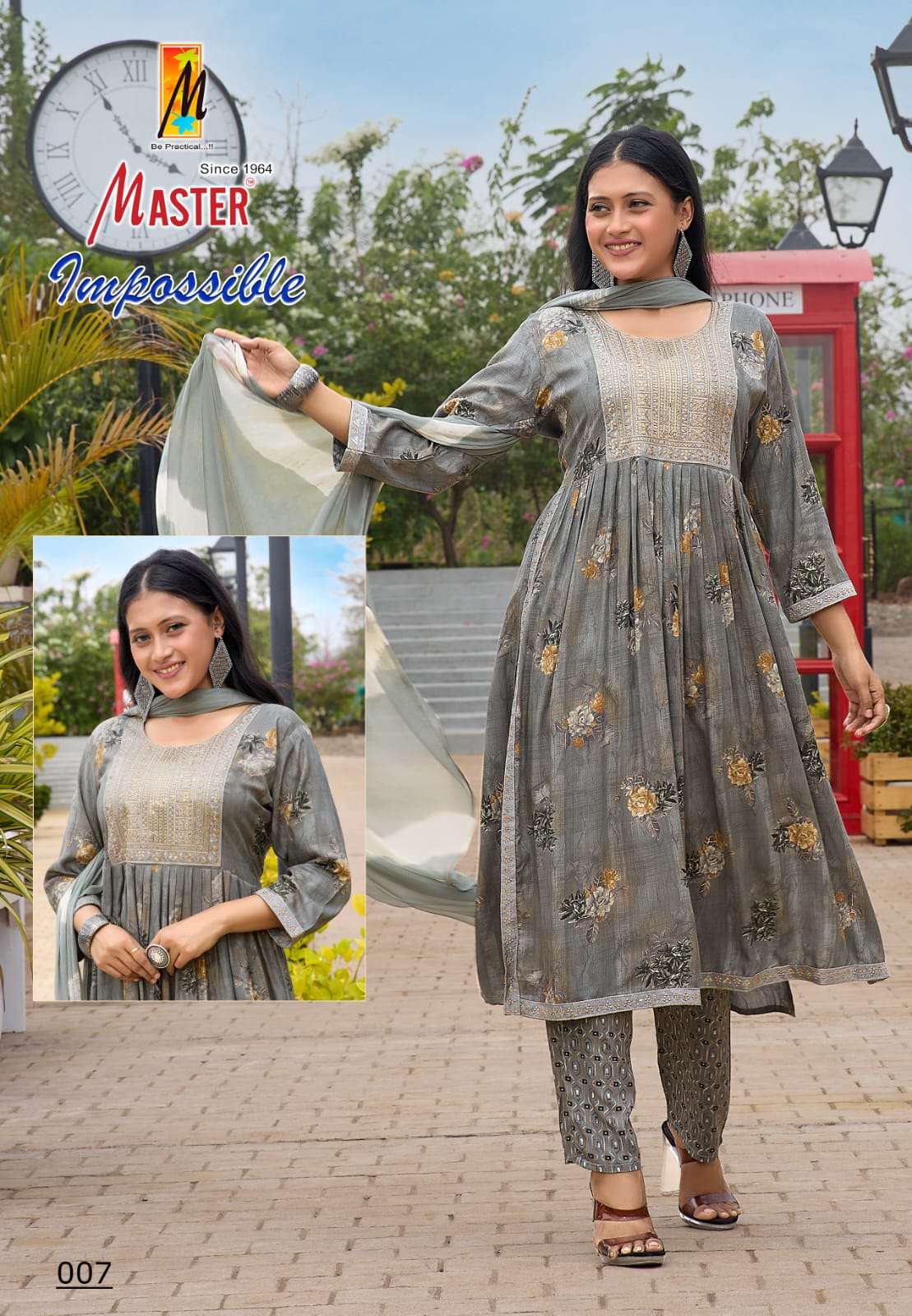 MASTER PRESENTS IMPOSSIBLE NAYRA CUT STYLE KURTI 