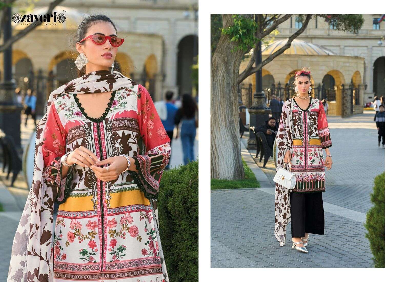 NABIYA COTTON WITH DIGITAL PRINT BY ZAVERI 