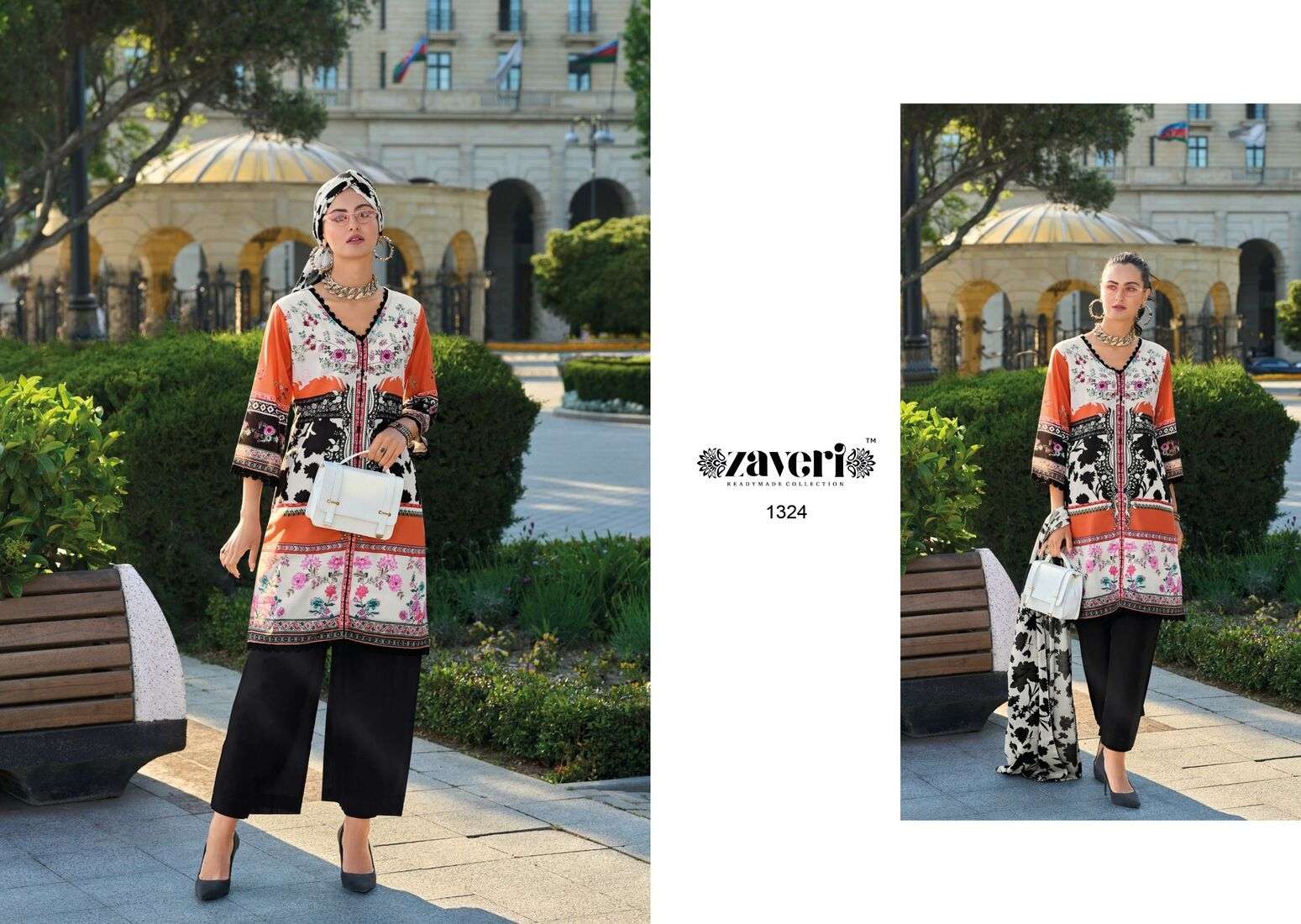 NABIYA COTTON WITH DIGITAL PRINT BY ZAVERI 