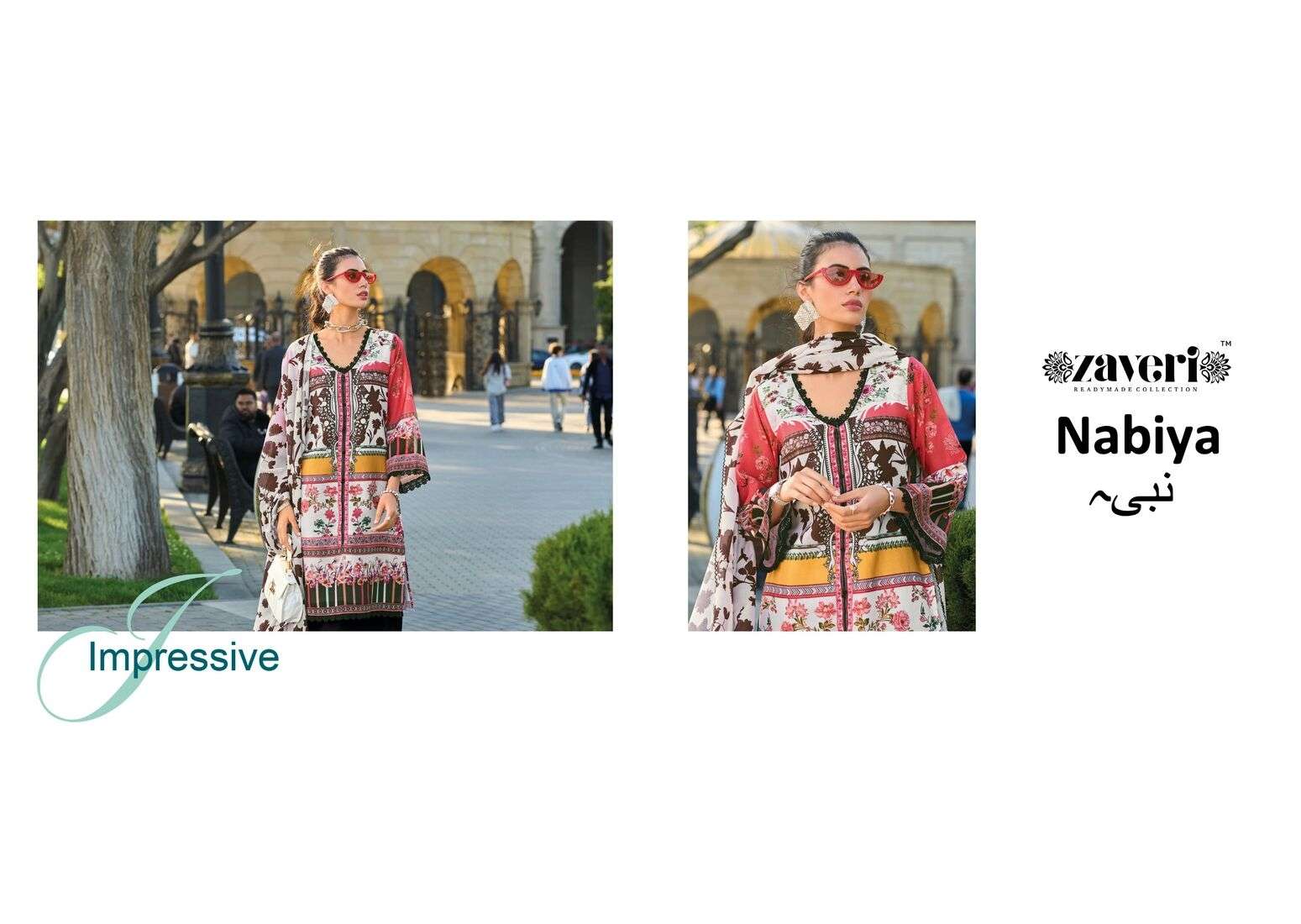 NABIYA COTTON WITH DIGITAL PRINT BY ZAVERI 