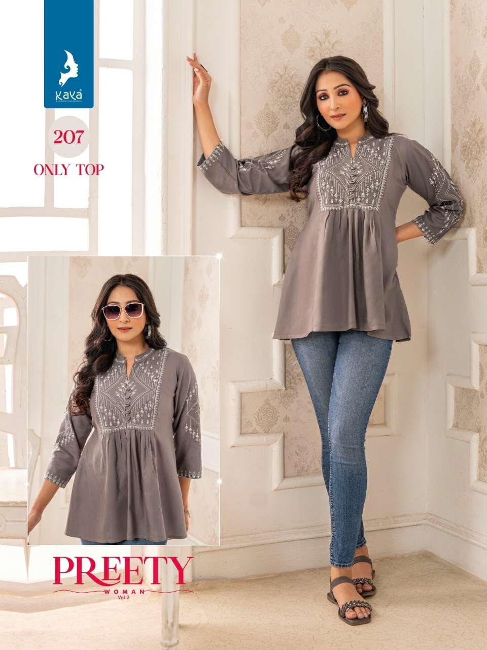PRETTY WOMEN VOL-2 TUNIC STYLE BY KAYA KURTI 