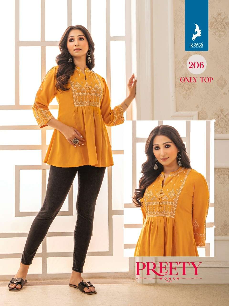 PRETTY WOMEN VOL-2 TUNIC STYLE BY KAYA KURTI 