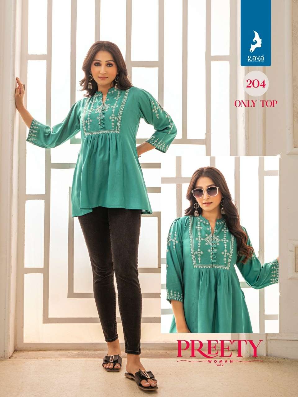 PRETTY WOMEN VOL-2 TUNIC STYLE BY KAYA KURTI 