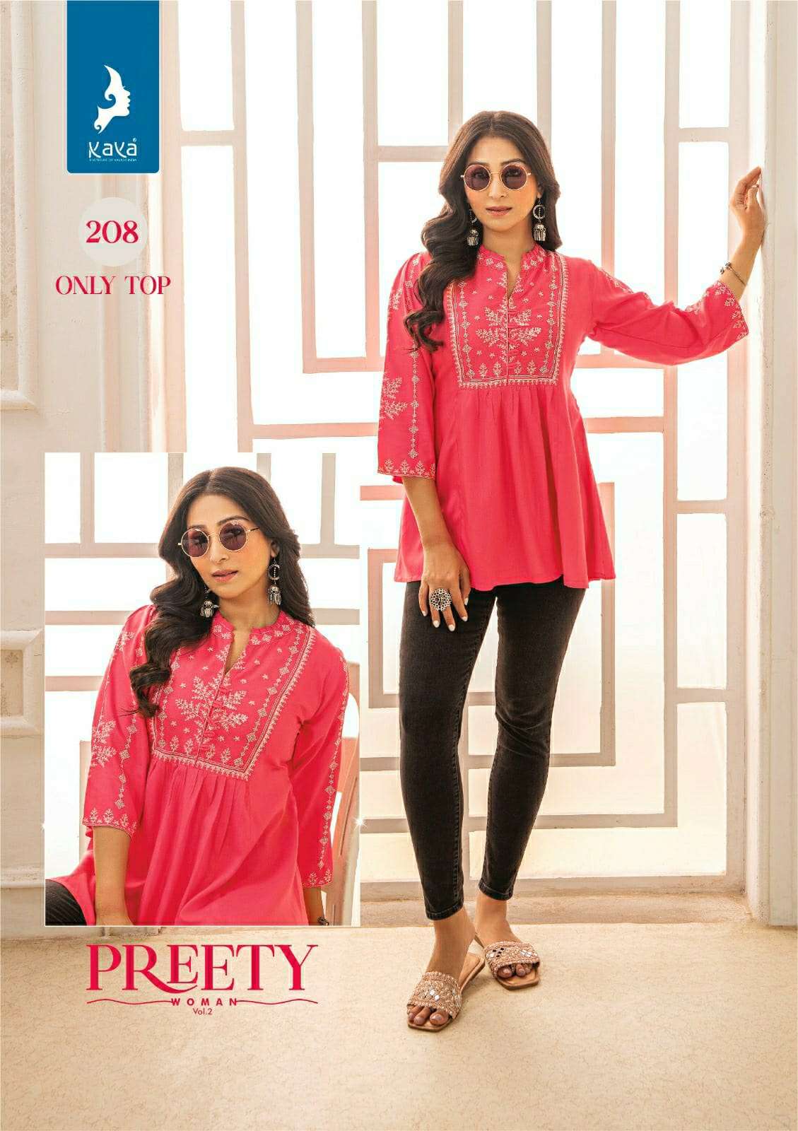 PRETTY WOMEN VOL-2 TUNIC STYLE BY KAYA KURTI 