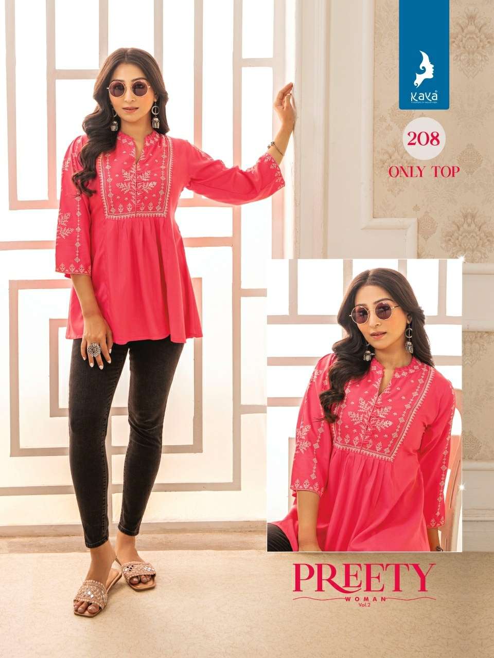 PRETTY WOMEN VOL-2 TUNIC STYLE BY KAYA KURTI 