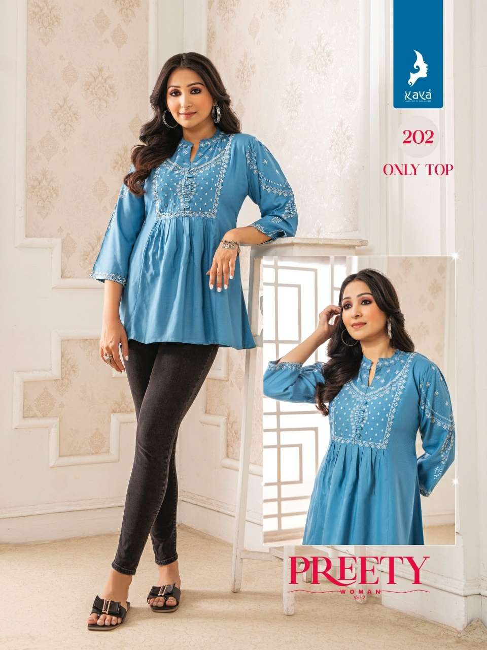 PRETTY WOMEN VOL-2 TUNIC STYLE BY KAYA KURTI 