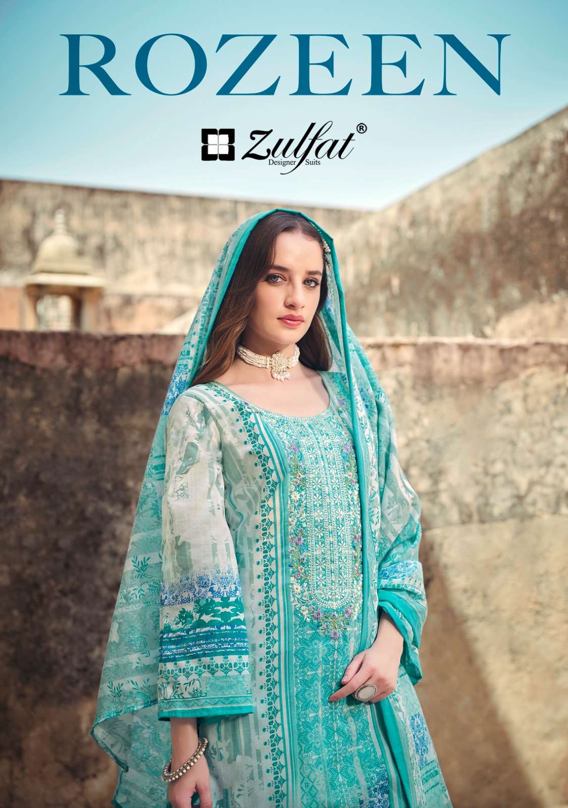 ROZEEN BY ZULFAT DESIGNER SUITS 