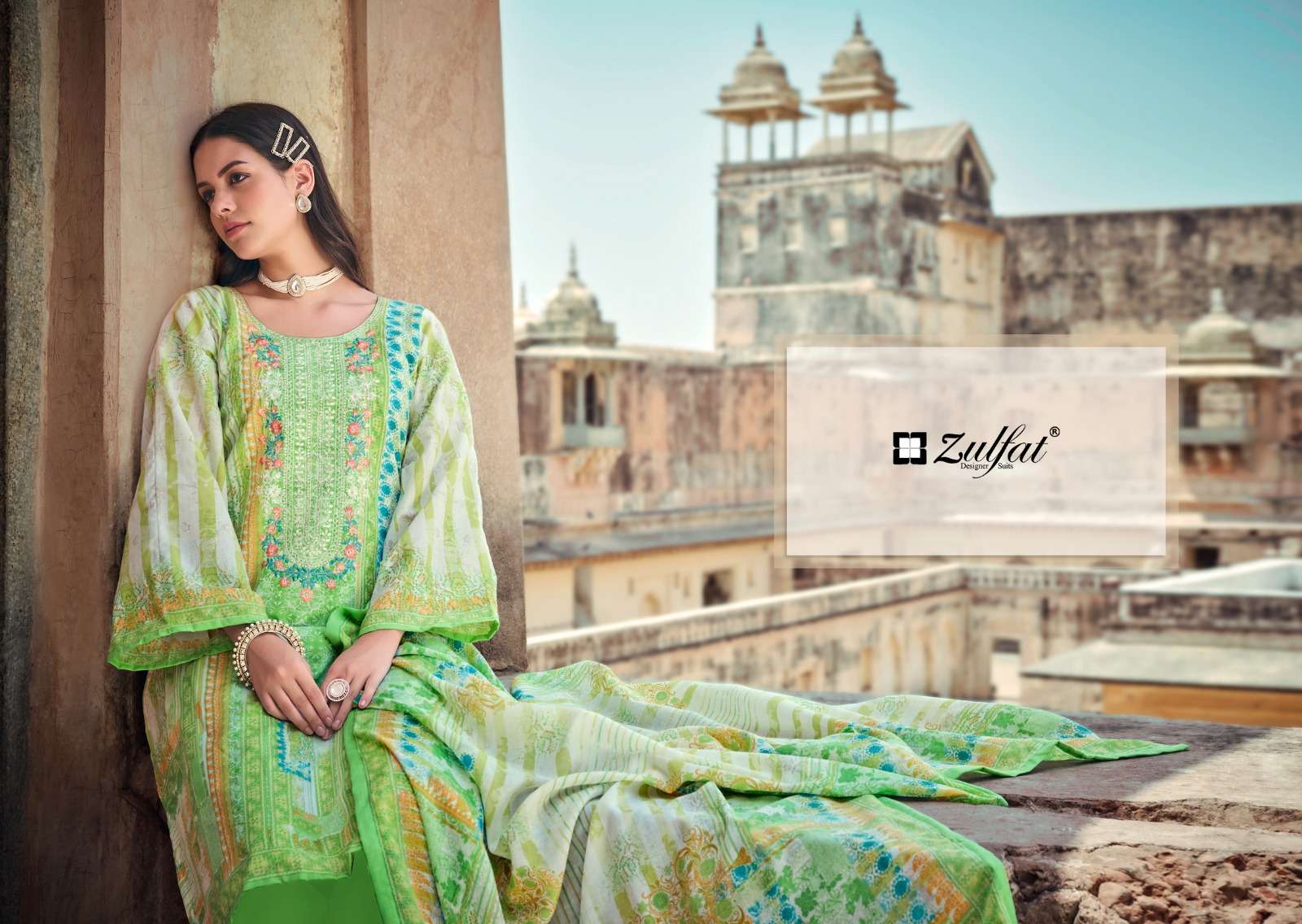 ROZEEN BY ZULFAT DESIGNER SUITS 