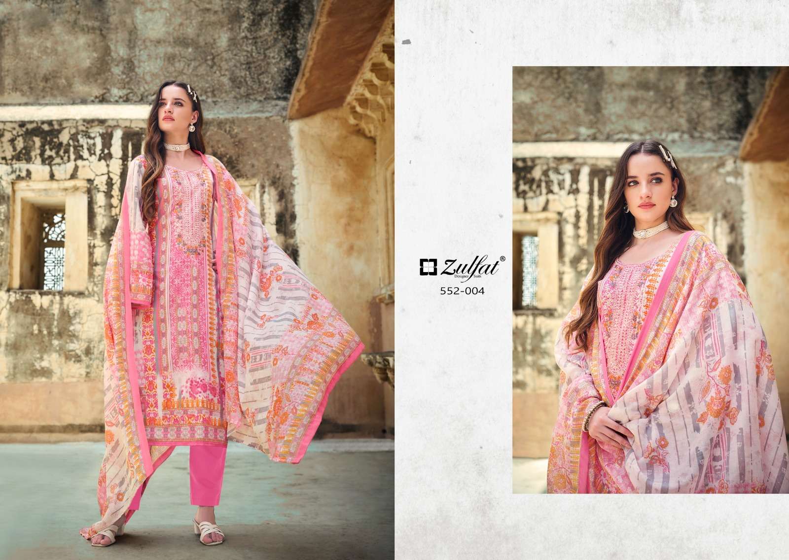 ROZEEN BY ZULFAT DESIGNER SUITS 