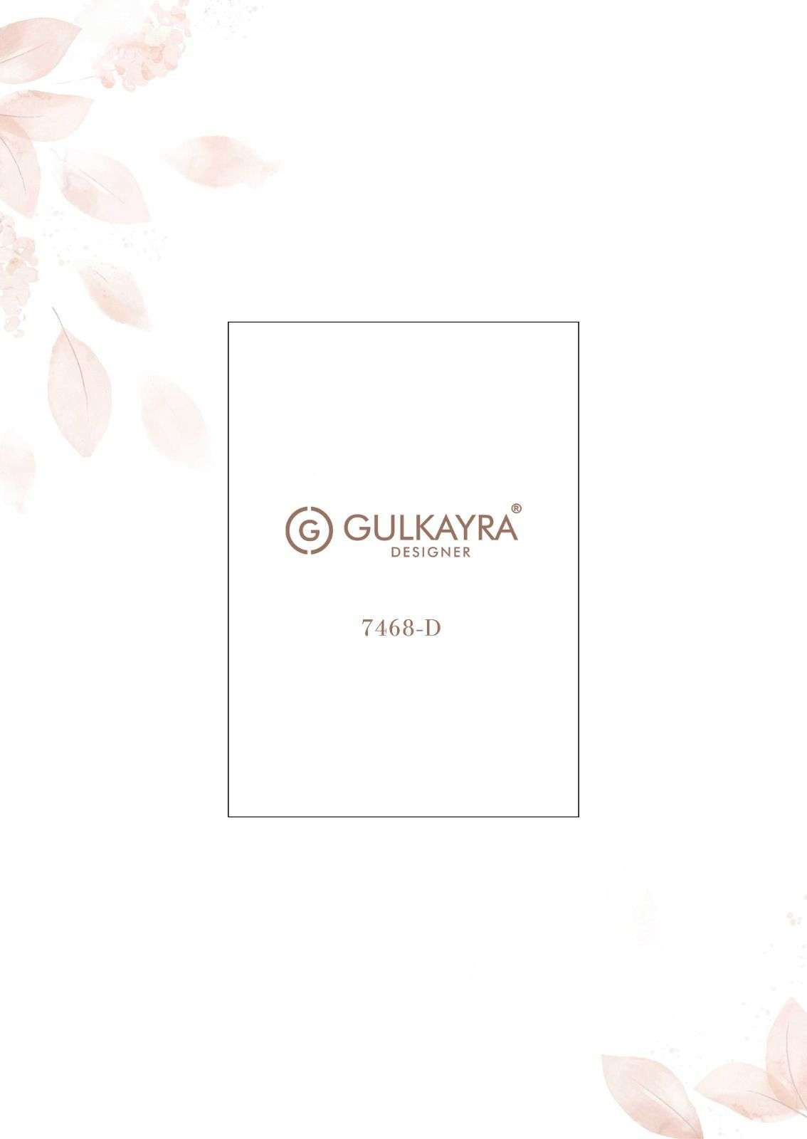 SAJNI BY GULKAYRA DESIGNER PRINTED WORK WITH BEAUTIFUL HANDWORK IN ANARKALI STYLE