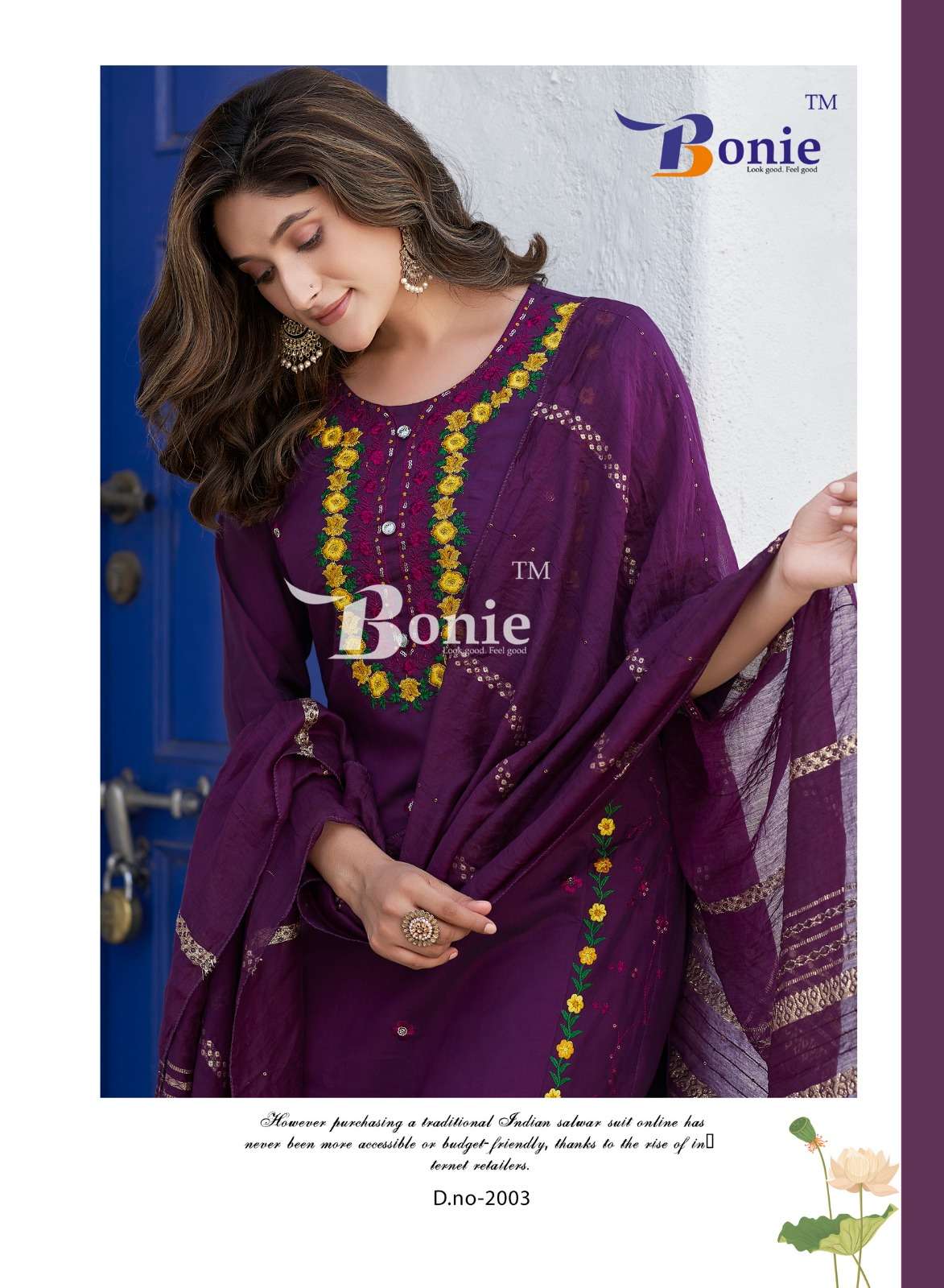 SHIKHA VOL-2 THREE PCS KURTI PANT DUPATTA BY BONIE 