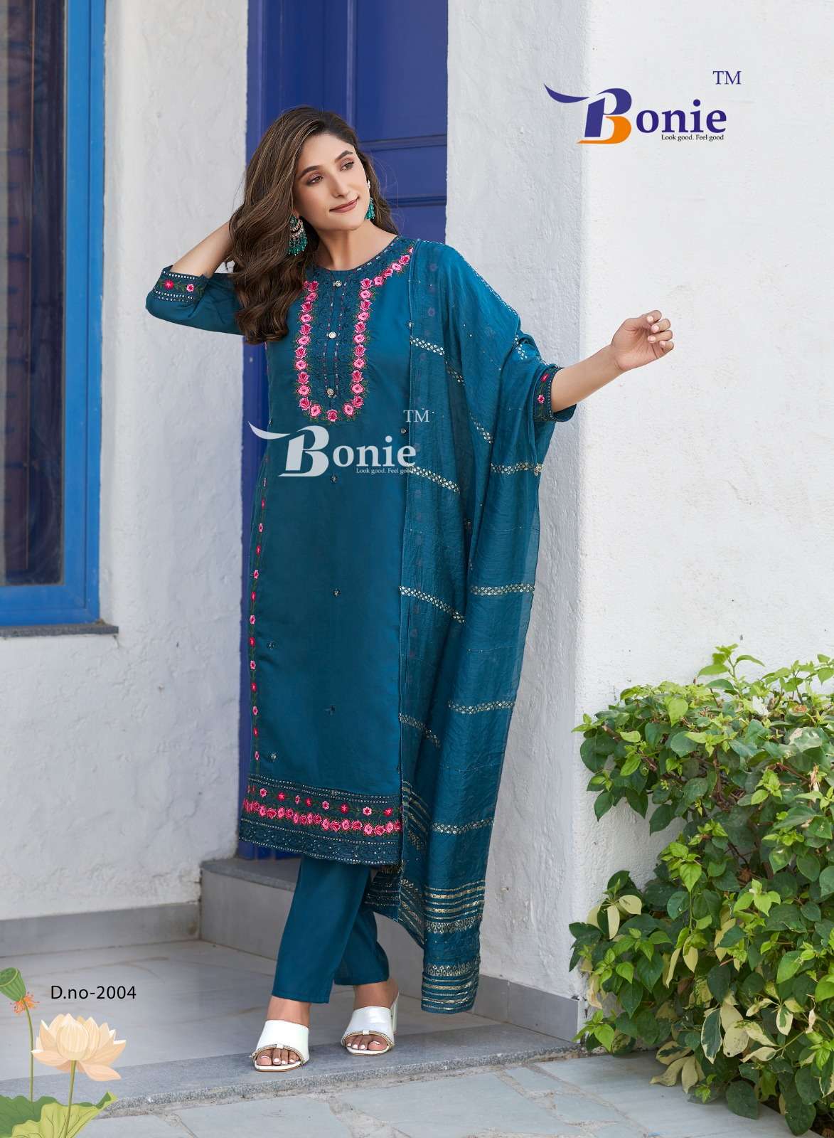 SHIKHA VOL-2 THREE PCS KURTI PANT DUPATTA BY BONIE 