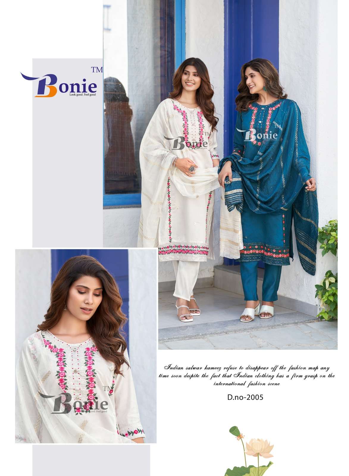 SHIKHA VOL-2 THREE PCS KURTI PANT DUPATTA BY BONIE 