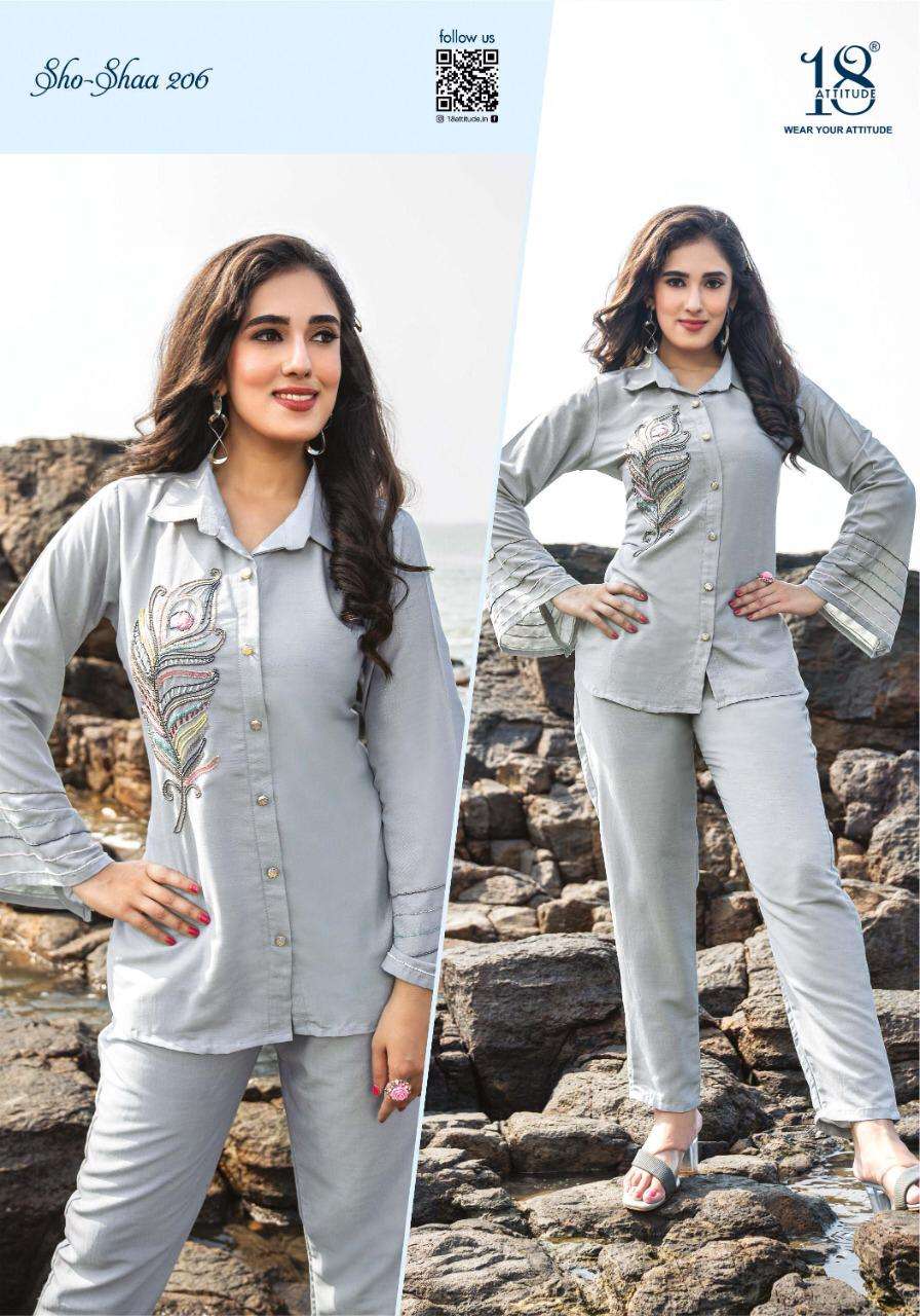 SHO SHAA STYLISH CO-ORD SET BY 18 ATTITUDE  