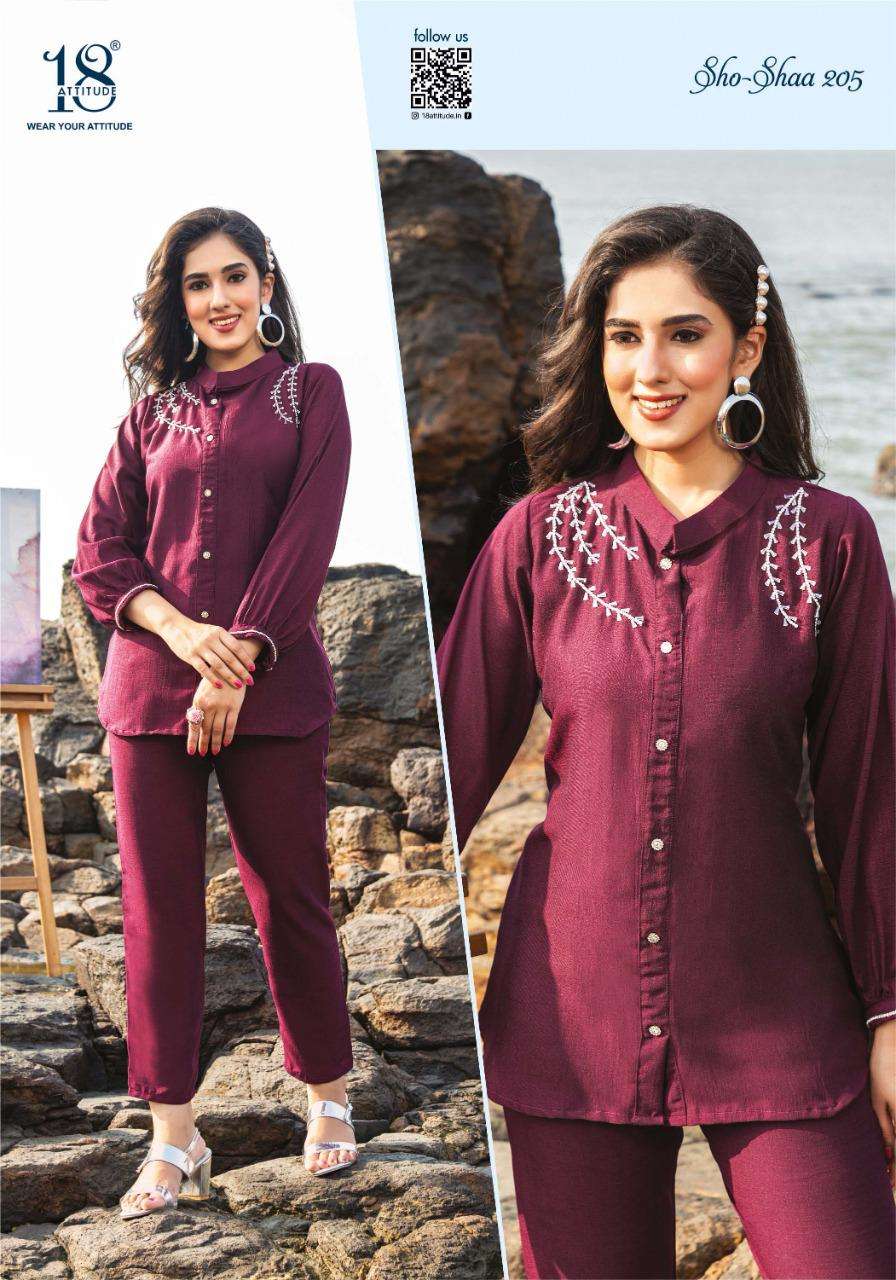 SHO SHAA STYLISH CO-ORD SET BY 18 ATTITUDE  