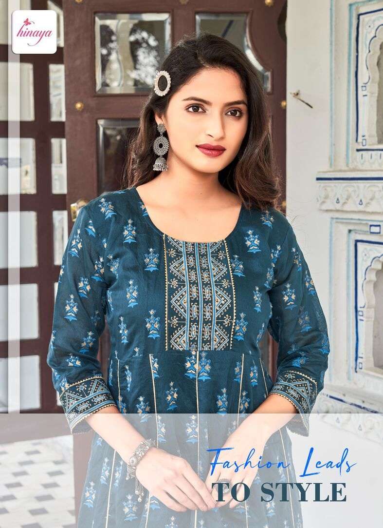 SIA VOL-3 BY TEXOFAB TRENDY LONG CHANDERI SILK FLAIRED IN KALLI PATTERN 