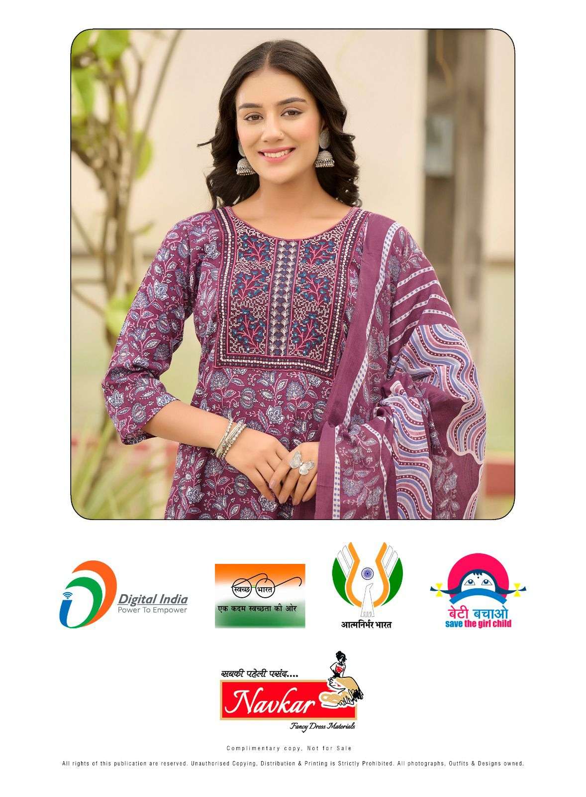 SIKTA EMBROIDERY WORKPRINT BY NAVKAR 