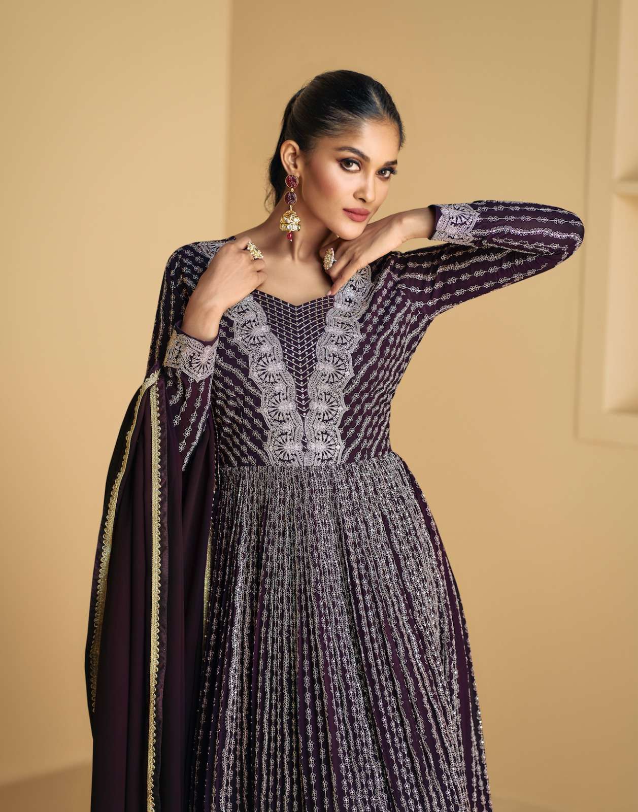 TAREEF HEAVY EMBROIDERY GOWN BY AASHIRWAD