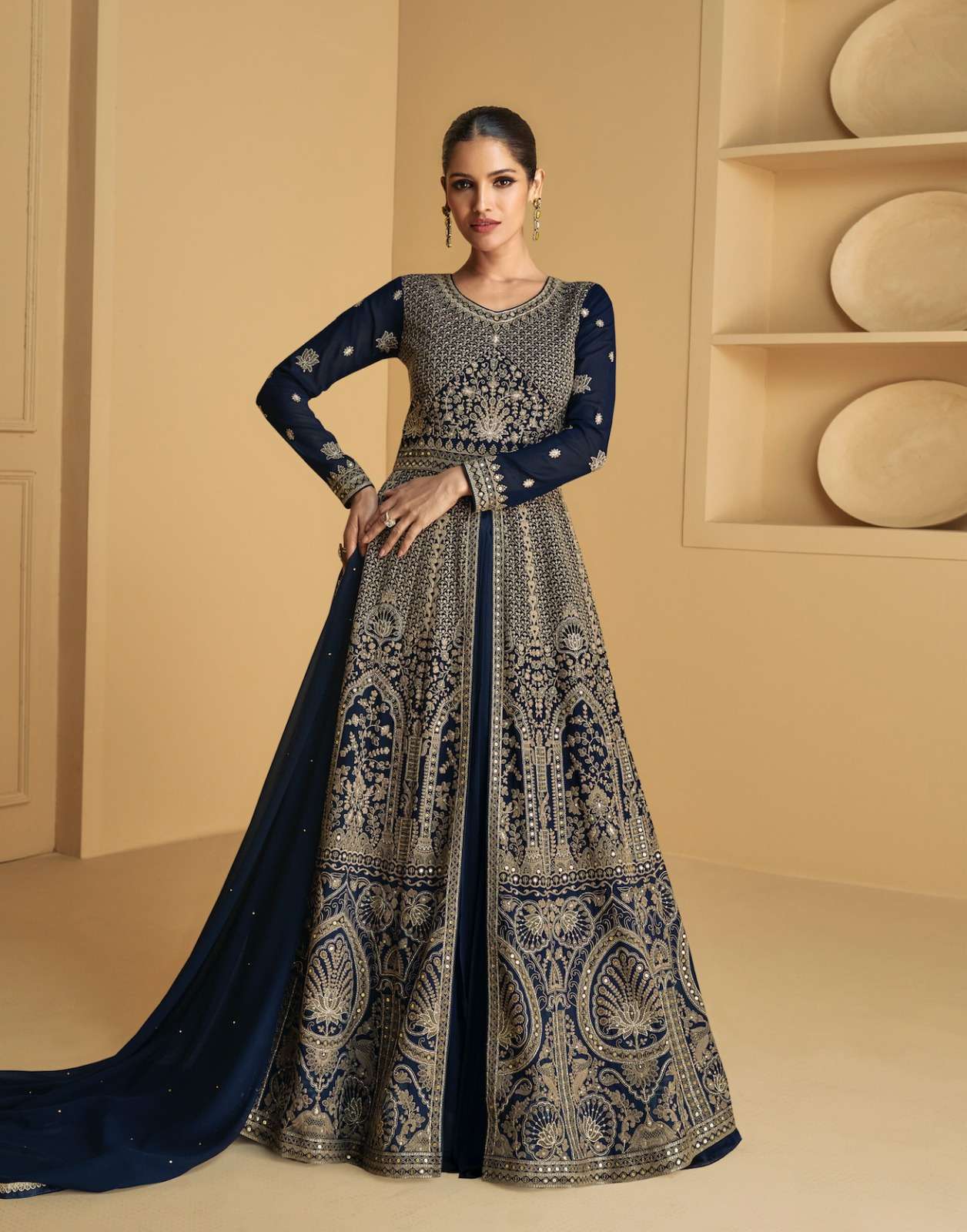 TAREEF HEAVY EMBROIDERY GOWN BY AASHIRWAD