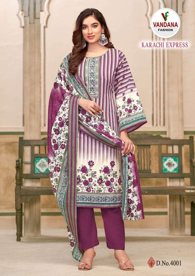 VANDANA FASHION PRESENTS NEW CATALOGUE KARACHI EXPRESS