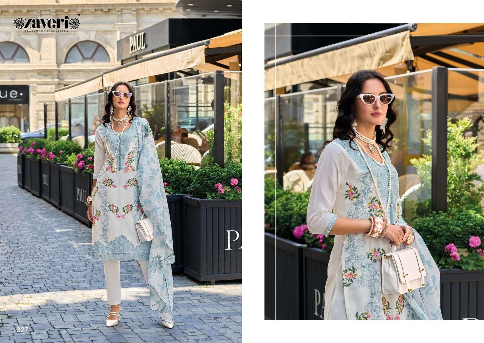 ZAVERI PRESENTS COTTON WITH EMBROIDERY WORK SAIMA