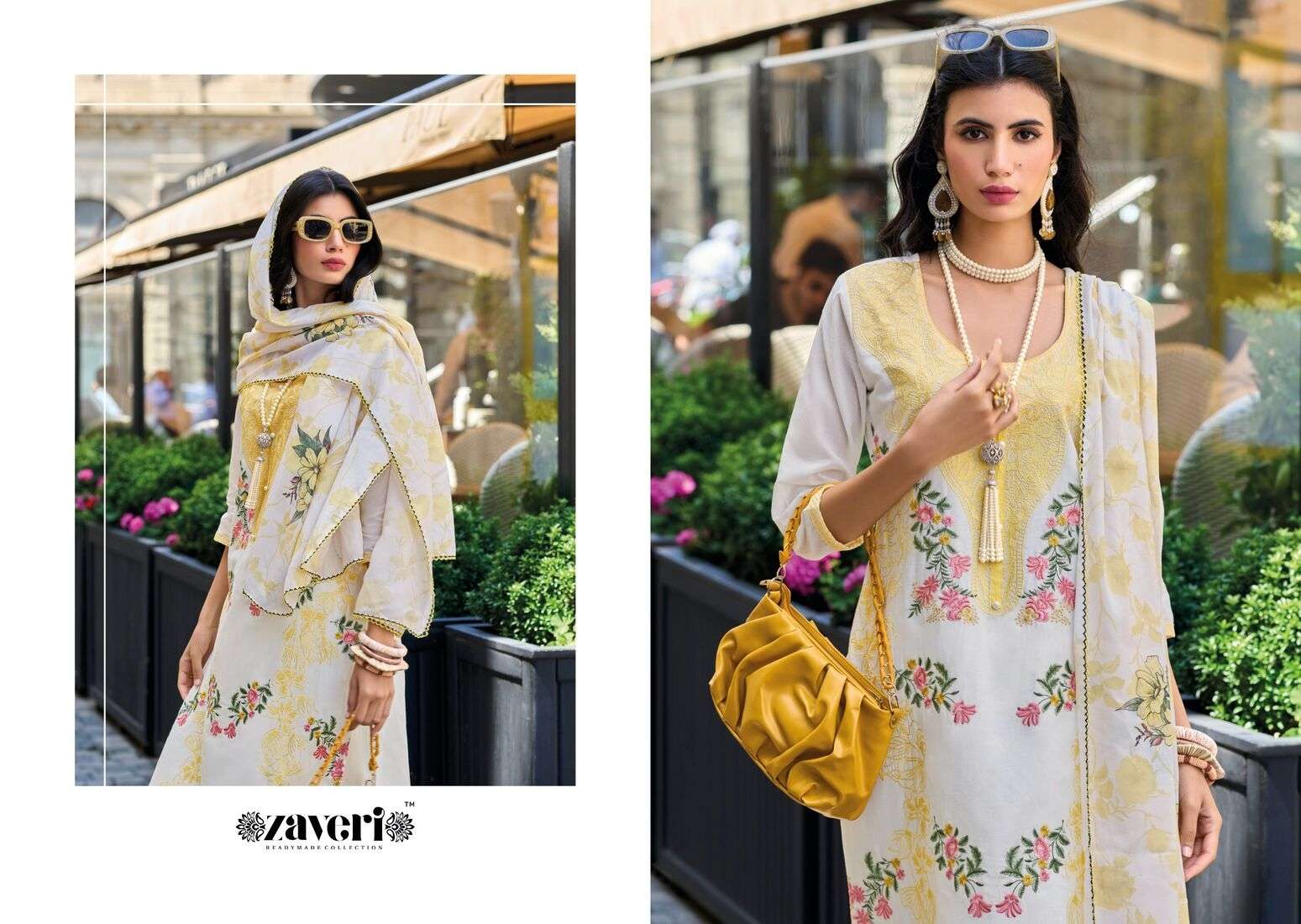 ZAVERI PRESENTS COTTON WITH EMBROIDERY WORK SAIMA