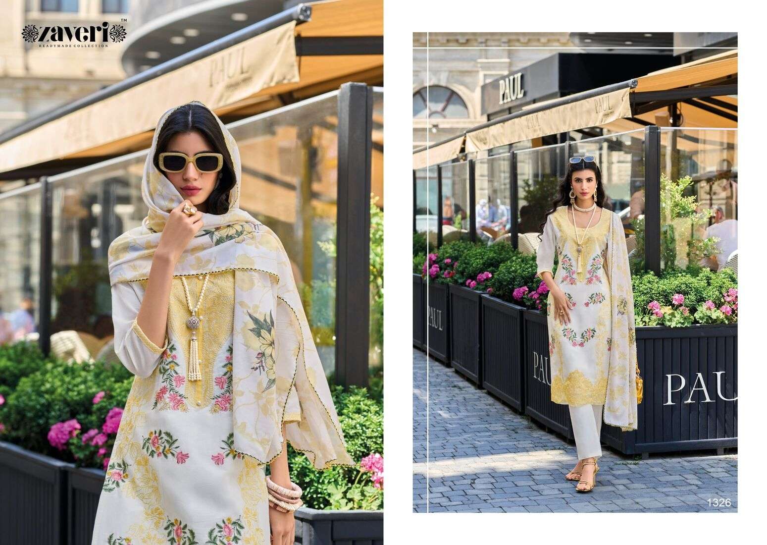 ZAVERI PRESENTS COTTON WITH EMBROIDERY WORK SAIMA