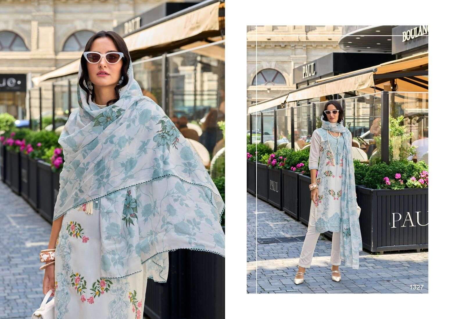 ZAVERI PRESENTS COTTON WITH EMBROIDERY WORK SAIMA