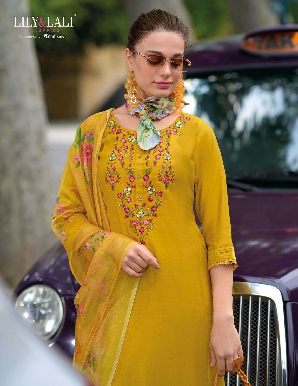 AFGHANI VOL-4 BY LILY & LALI MILAN SILK WITH EMBROIDERY WORK & ORGANZA DUPATTA  