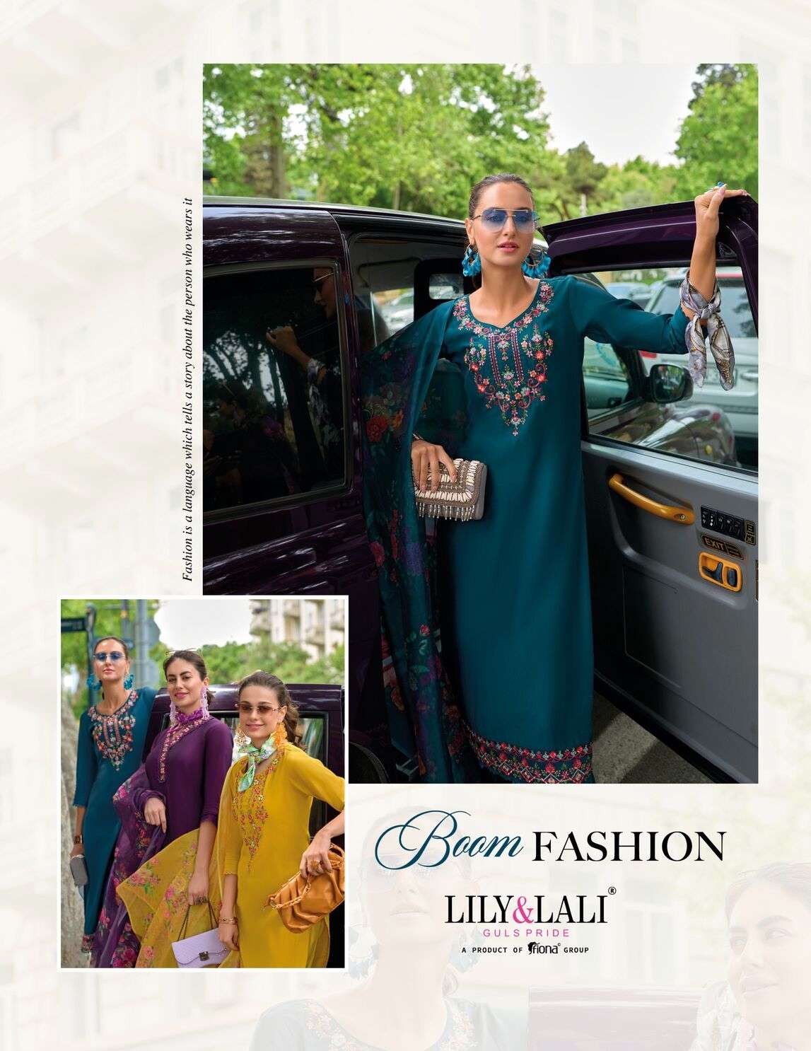 AFGHANI VOL-4 BY LILY & LALI MILAN SILK WITH EMBROIDERY WORK & ORGANZA DUPATTA  