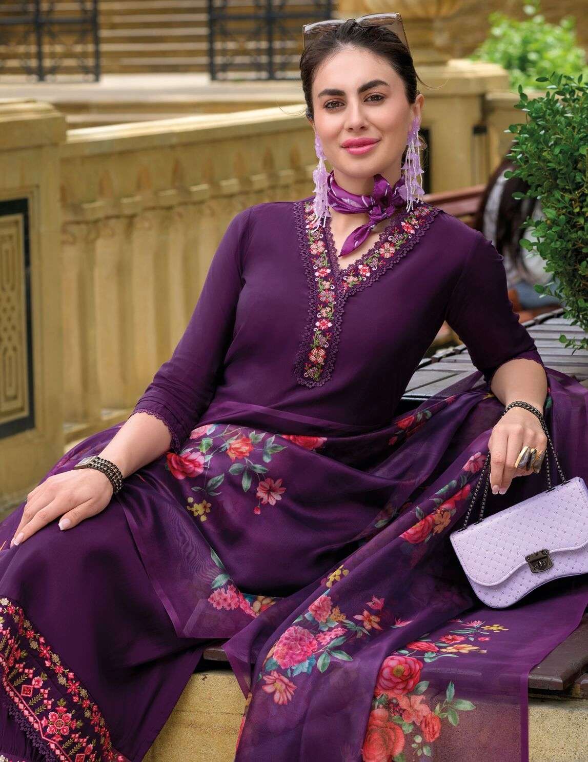 AFGHANI VOL-4 BY LILY & LALI MILAN SILK WITH EMBROIDERY WORK & ORGANZA DUPATTA  