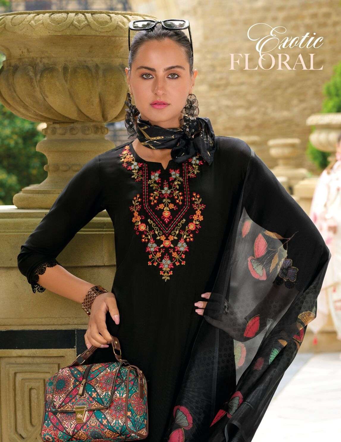 AFGHANI VOL-4 BY LILY & LALI MILAN SILK WITH EMBROIDERY WORK & ORGANZA DUPATTA  