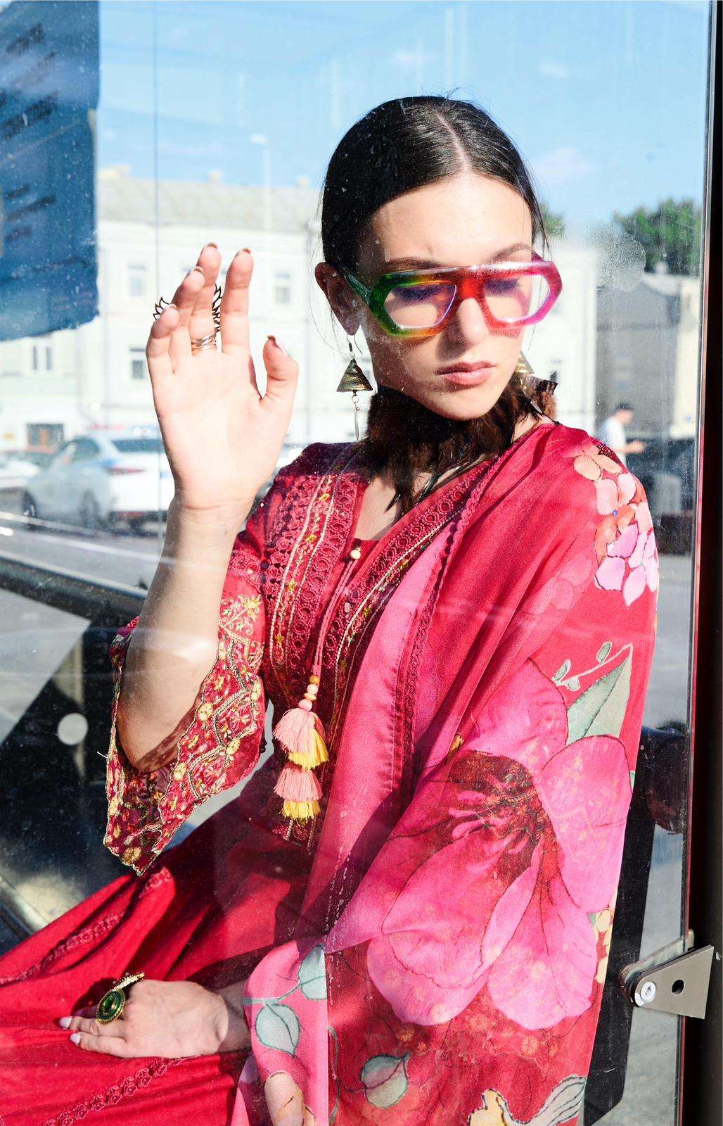 BAHAAR BY KAILEE FASHION DESIGNER FANCY THREAD 3 PCS SET 