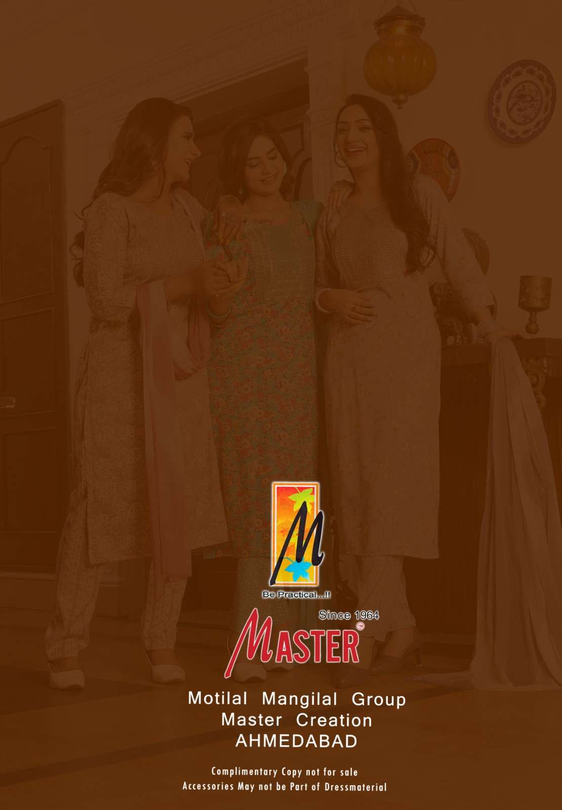 BONANZA VOL-3 BY MASTER STRAIGHT CUT PRINTED KURTI PANT WITH DUPATTA 