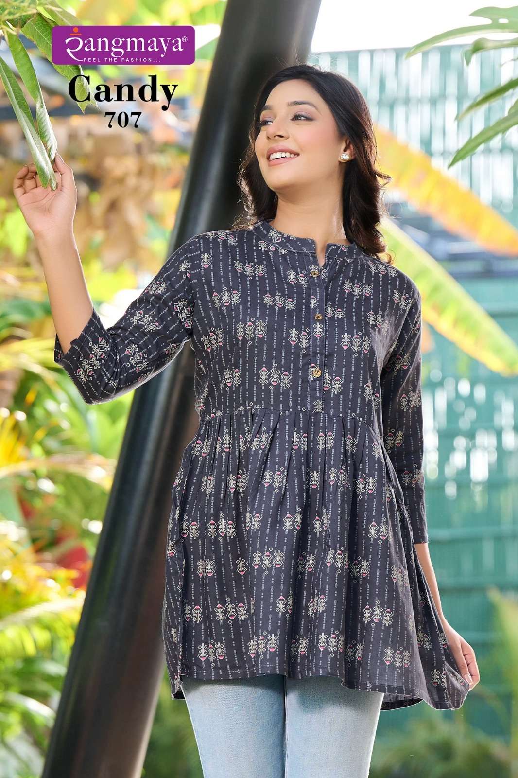 CANDY VOL-7 BY RANGMAYA SHORT PRINTED TUNICS  