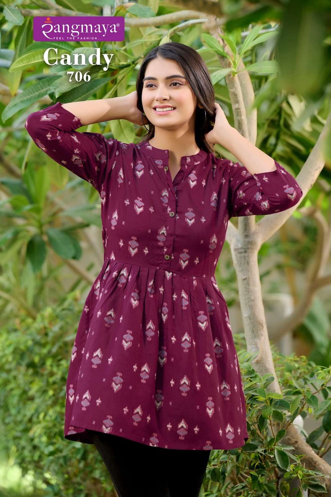 CANDY VOL-7 BY RANGMAYA SHORT PRINTED TUNICS  