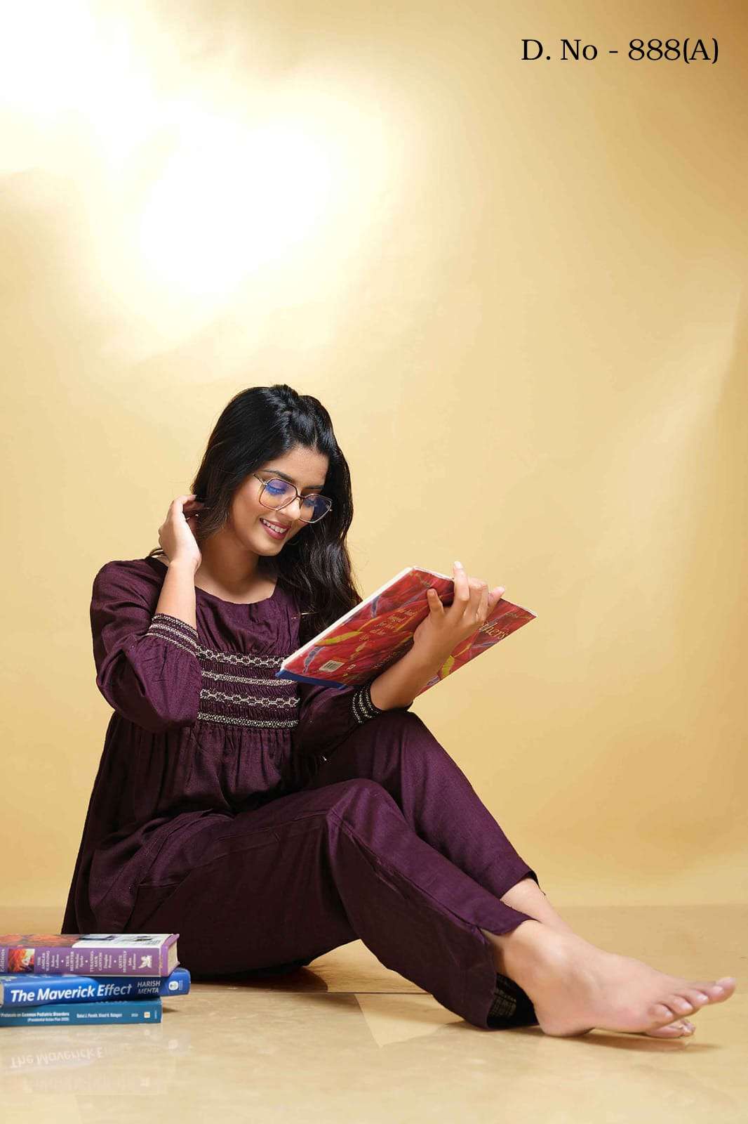 GA D.NO 888 A TOP & BOTTOM WITH POCKET STYLISH 2 PIECE CO-ORD SET