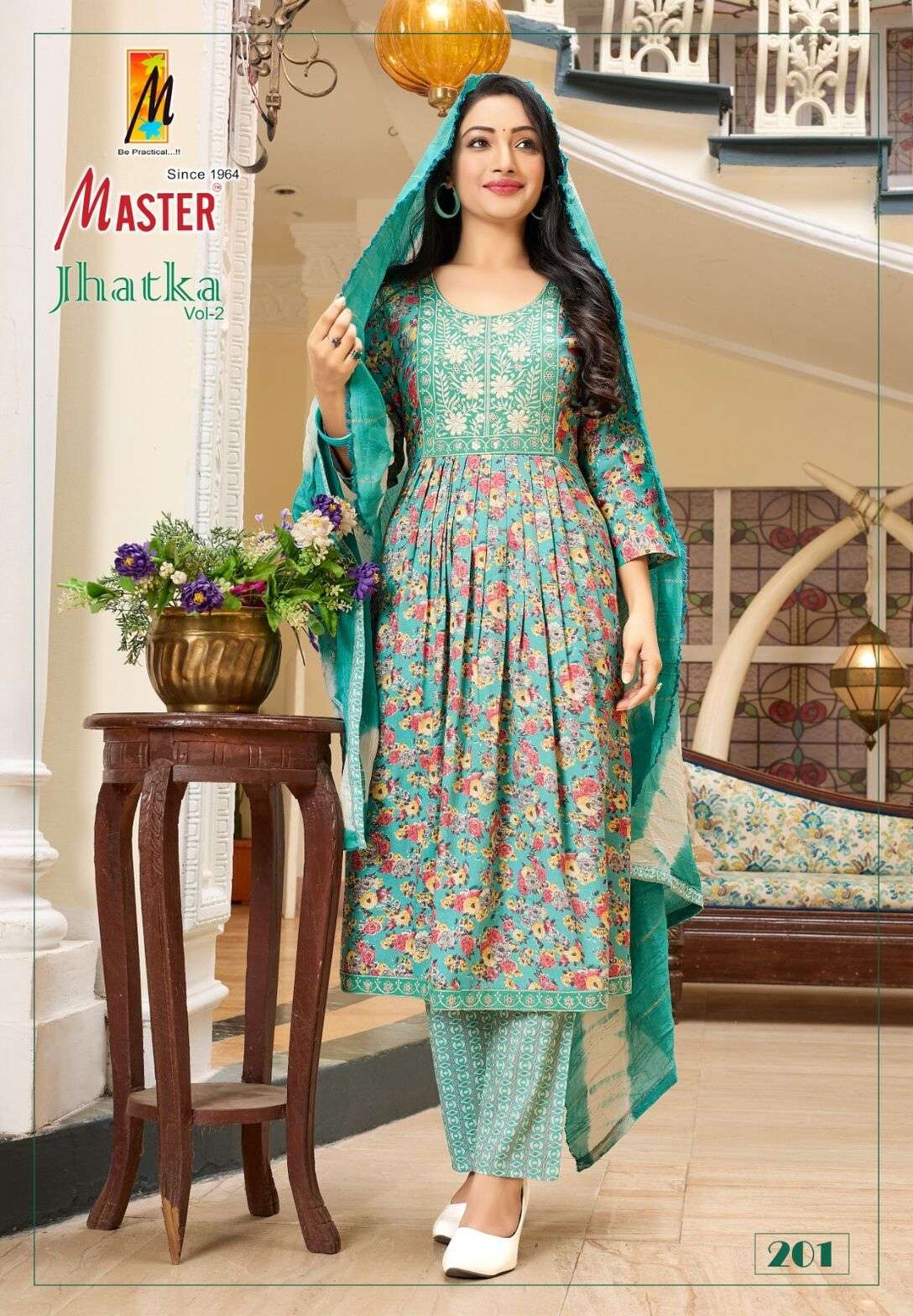 JHATKA VOL-2 BY MASTERS CAPSULE PRINT THREE SIDE WORK WITH FANCY DUPATTA 