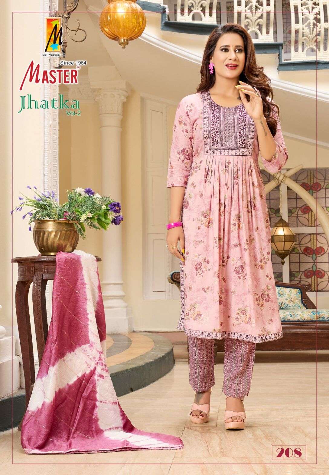 JHATKA VOL-2 BY MASTERS CAPSULE PRINT THREE SIDE WORK WITH FANCY DUPATTA 